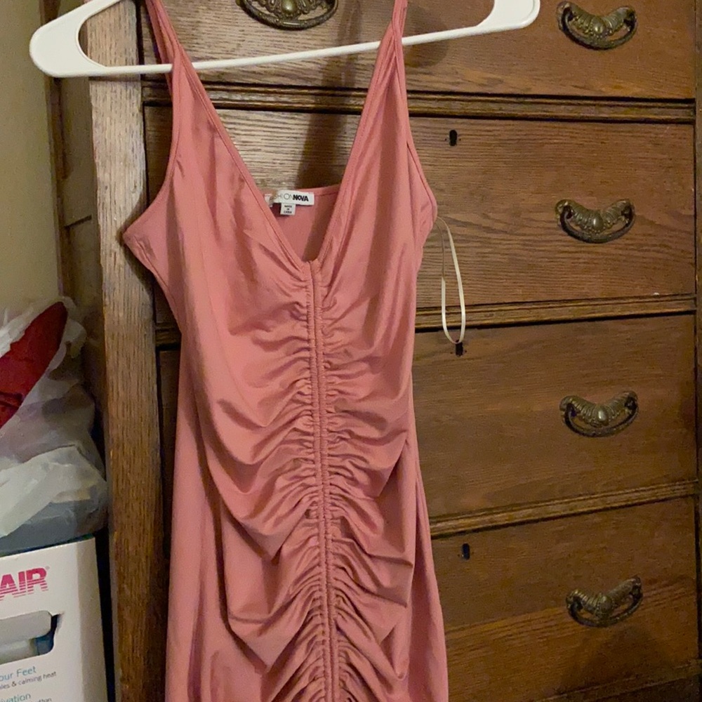 Shanghai rutched dress